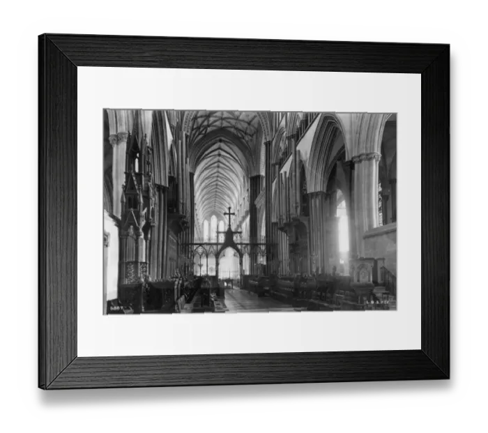 Framed Print : Cathedral Interior Framed Print : Cathedral Interior