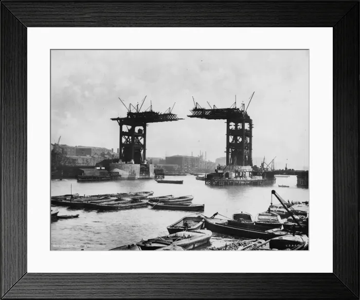 Framed Print : Bridge Construction Framed Print : Bridge Construction
