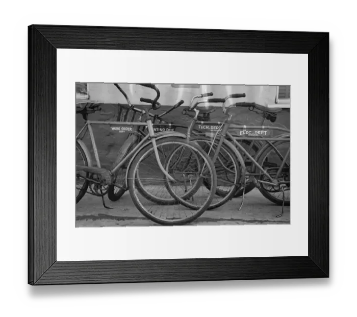 Framed Print : Hollywood Bikes Framed Print : Hollywood Bikes