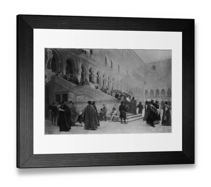 Framed Print : Great Council Of Venice Framed Print : Great Council Of Venice