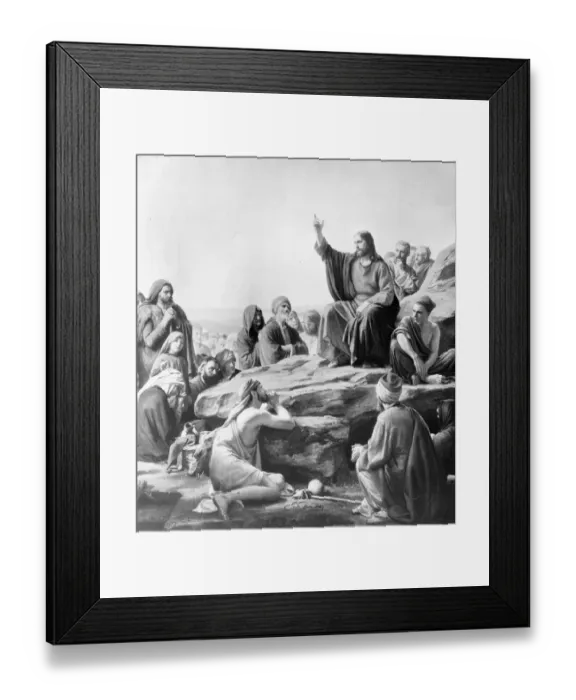 Framed Print : Christ Preaching Framed Print : Christ Preaching
