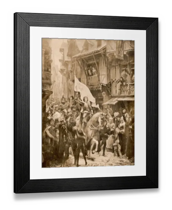 Framed Print : Triumpant St Joan Framed Print : Triumpant St Joan