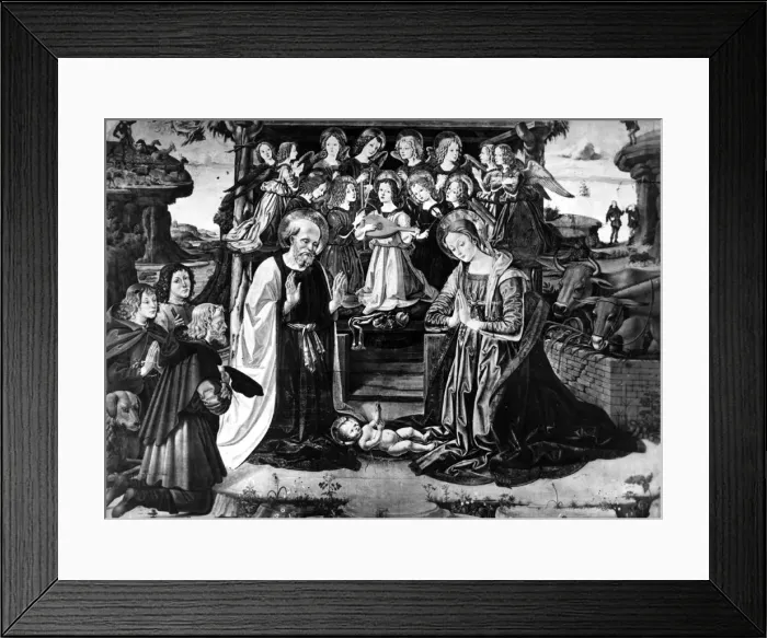 Framed Print : Shepherds Adore Framed Print : Shepherds Adore
