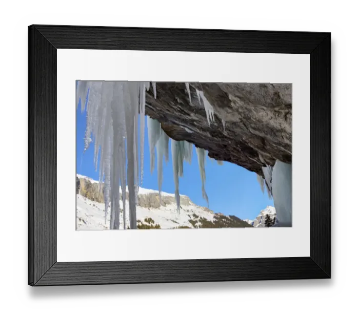 Framed Print : Ice cicles Framed Print : Ice cicles