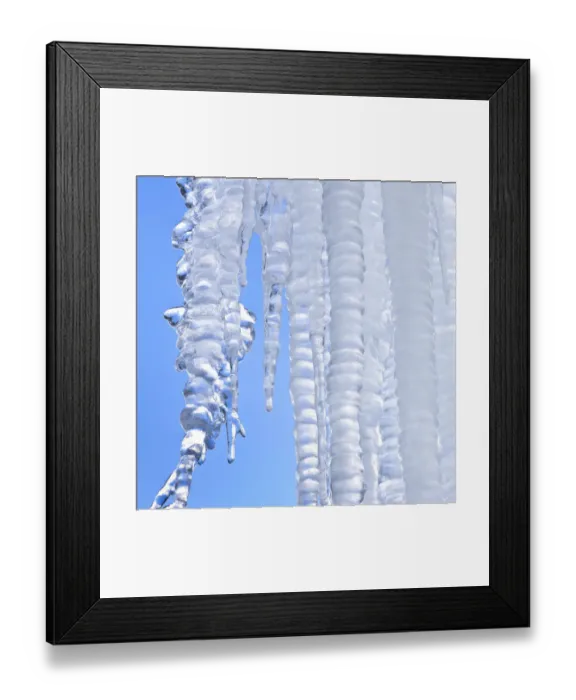 Framed Print : Ice cicles Framed Print : Ice cicles