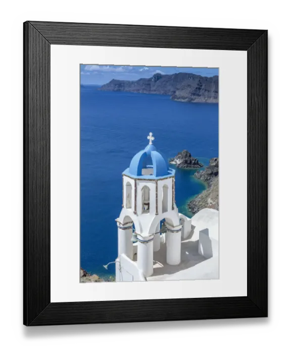 Framed Print : Oia church