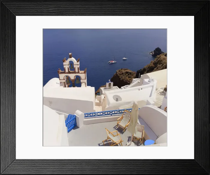 Framed Print : Santorini town Framed Print : Santorini town