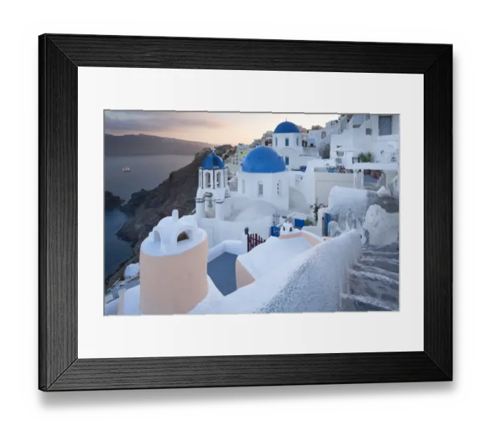 Framed Print : Santorini town Framed Print : Santorini town