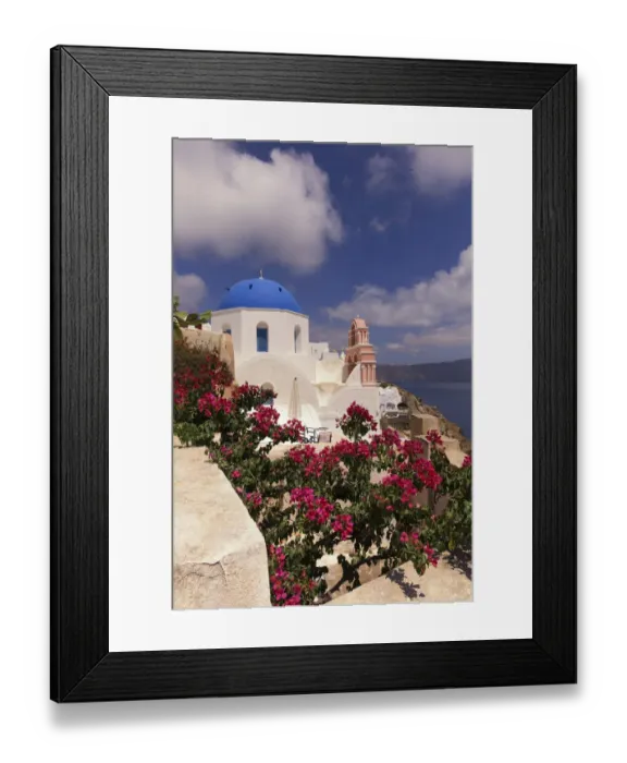 Framed Print : Santorini town Framed Print : Santorini town