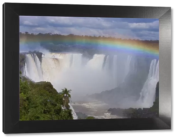 Iguazu falls and rainbow, Argentina