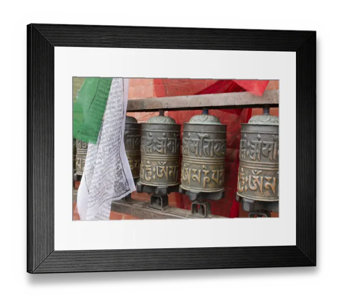 Framed Print : Prayer wheels Framed Print : Prayer wheels