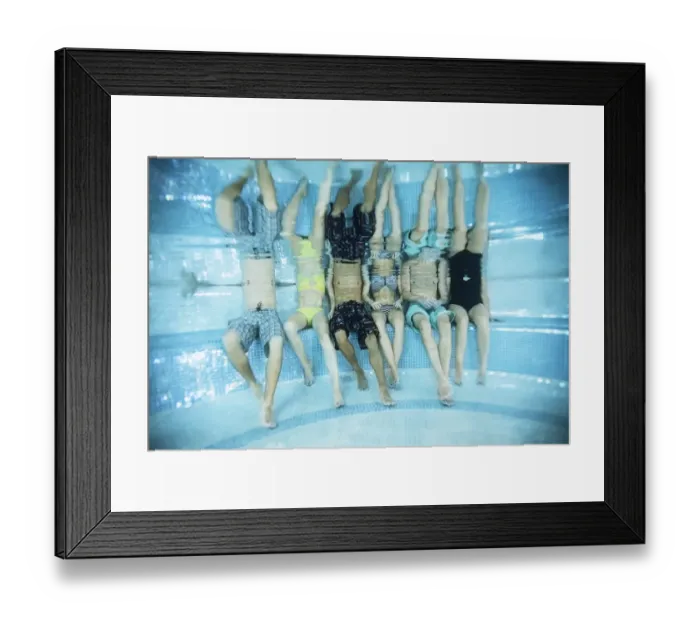 Framed Print : young people in a spa pool Framed Print : young people in a spa pool