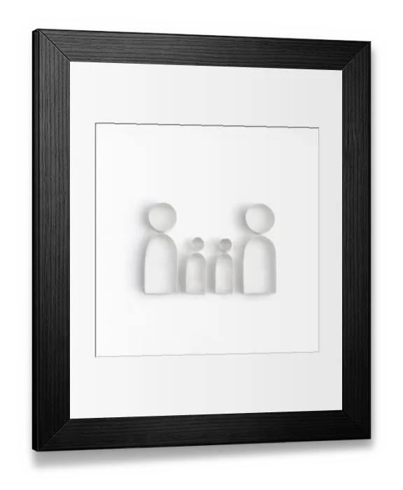 Framed Print : Origami family Framed Print : Origami family