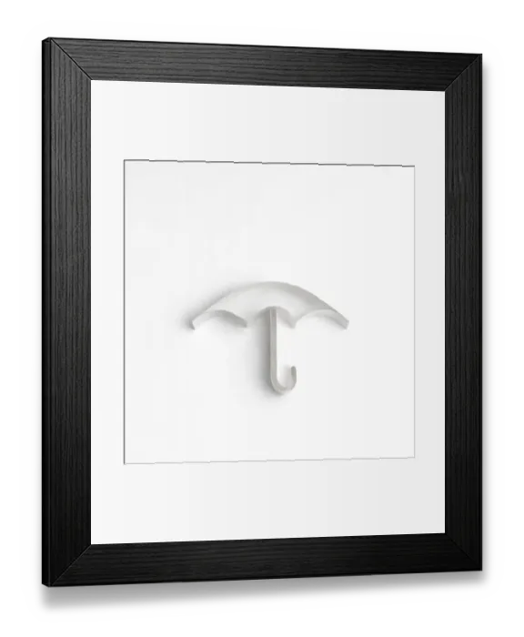 Framed Print : Origami umbrella Framed Print : Origami umbrella