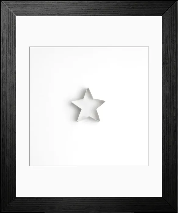 Framed Print : Origami star Framed Print : Origami star