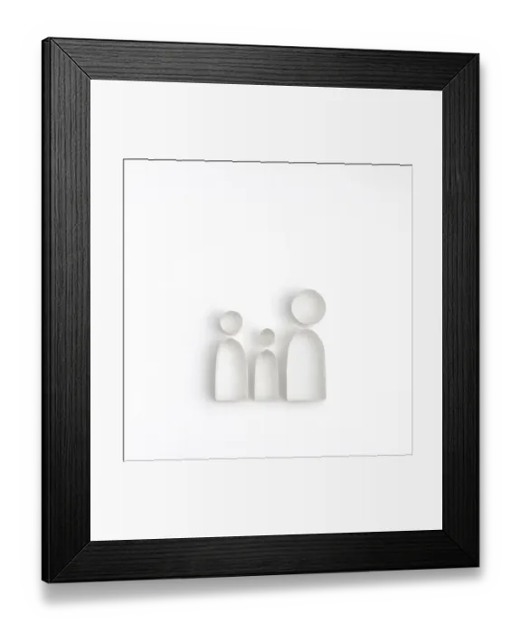 Framed Print : Origami family Framed Print : Origami family