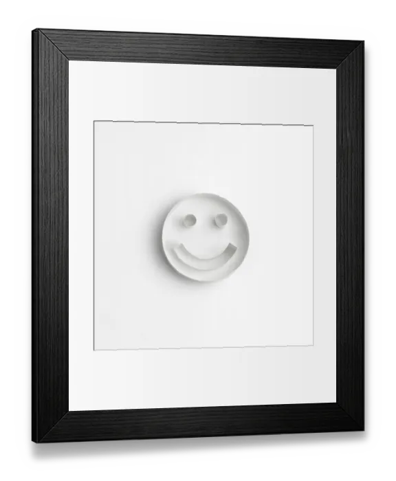 Framed Print : Origami play button Framed Print : Origami play button