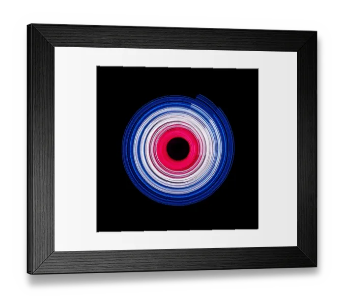 Framed Print : Traces of colored light Framed Print : Traces of colored light