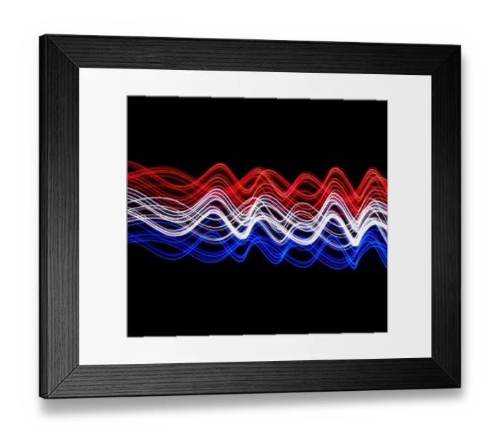 Framed Print : Traces of colored light Framed Print : Traces of colored light