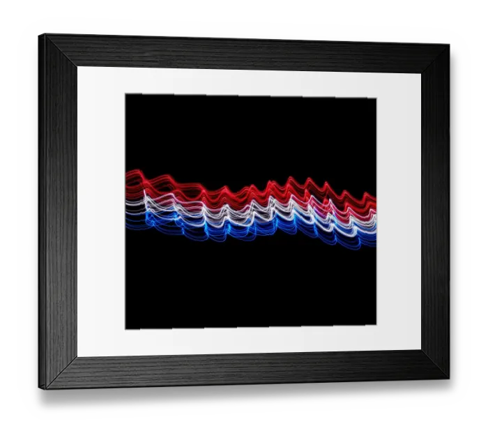Framed Print : Traces of colored light Framed Print : Traces of colored light