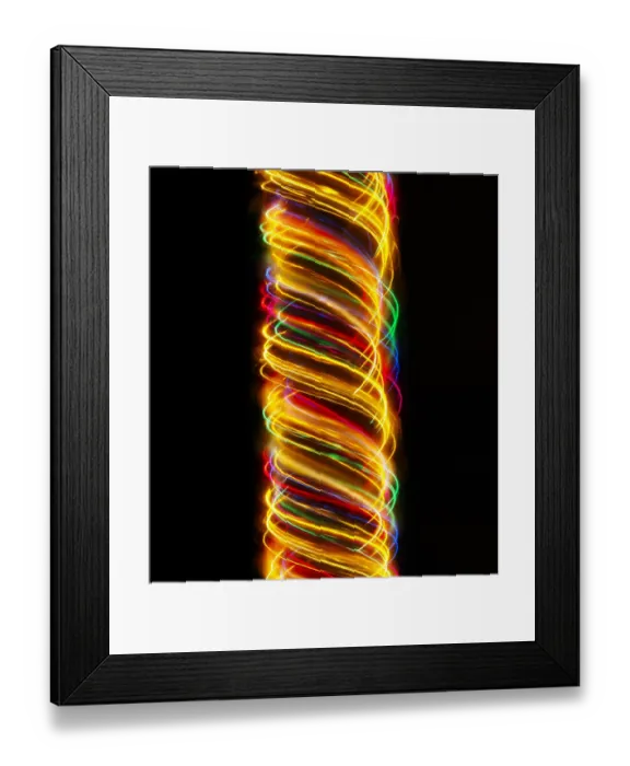 Framed Print : Traces of colored light Framed Print : Traces of colored light