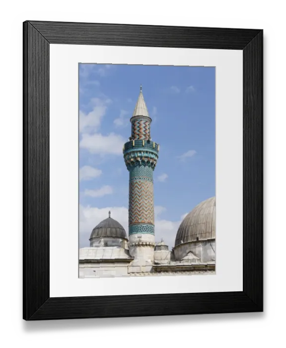 Framed Print : Minaret with faience, Green Mosque or Yesil Camii, Iznik, Bursa Province, Marmara Region, Turkey Framed Print : Minaret with faience, Green Mosque or Yesil Camii, Iznik, Bursa Province, Marmara Region, Turkey