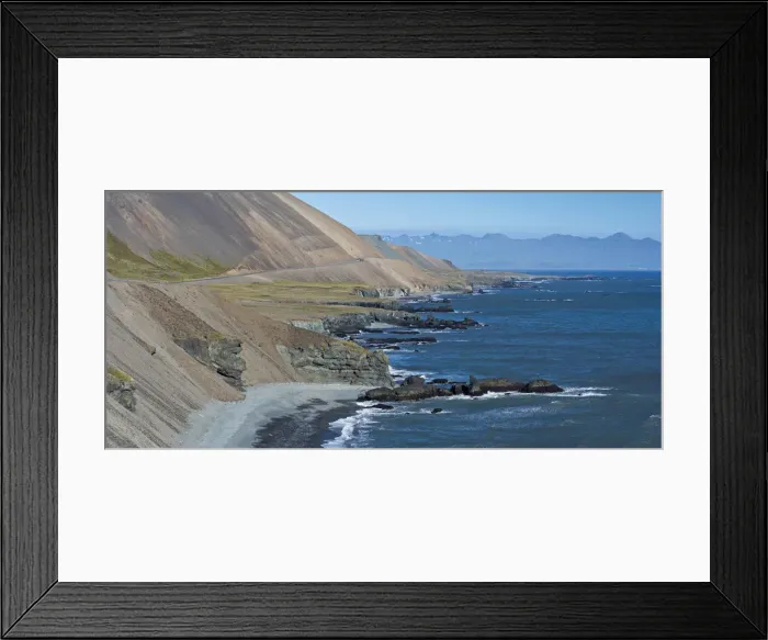 Framed Print : Ring road, coast near Djupivogur, Iceland Framed Print : Ring road, coast near Djupivogur, Iceland