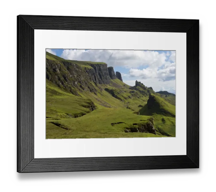 Framed Print : Rocky landscape of Quiraing, Trotternish Ridge, Isle of Skye, Inner Hebrides, Scotland, United Kingdom Framed Print : Rocky landscape of Quiraing, Trotternish Ridge, Isle of Skye, Inner Hebrides, Scotland, United Kingdom