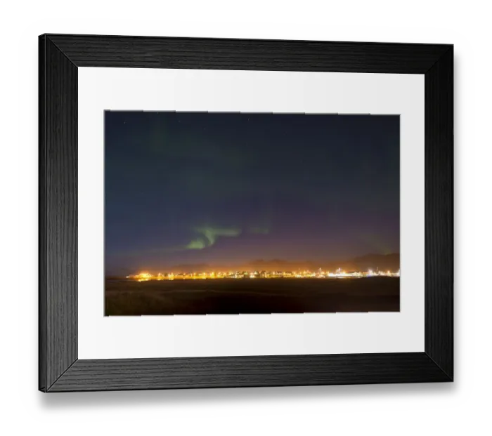 Framed Print : Northern lights and starry sky, Hofn, Iceland Framed Print : Northern lights and starry sky, Hofn, Iceland