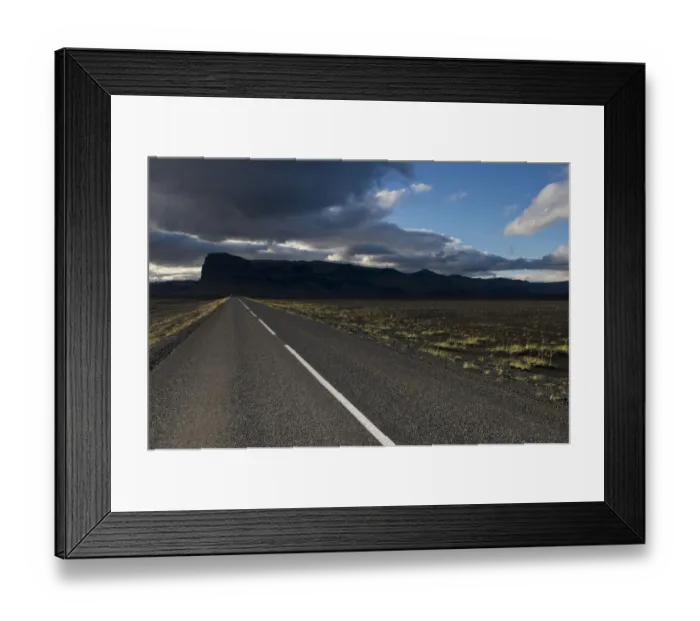 Framed Print : Ring Road, near Kirkjubaejarklaustur, South Coast, Iceland Framed Print : Ring Road, near Kirkjubaejarklaustur, South Coast, Iceland
