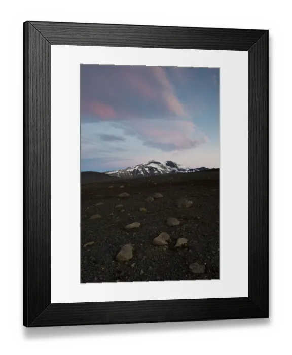 Framed Print : Pink coloured clouds over Mt Snaefell, evening atmosphere, Eastern Highlands, Iceland Framed Print : Pink coloured clouds over Mt Snaefell, evening atmosphere, Eastern Highlands, Iceland