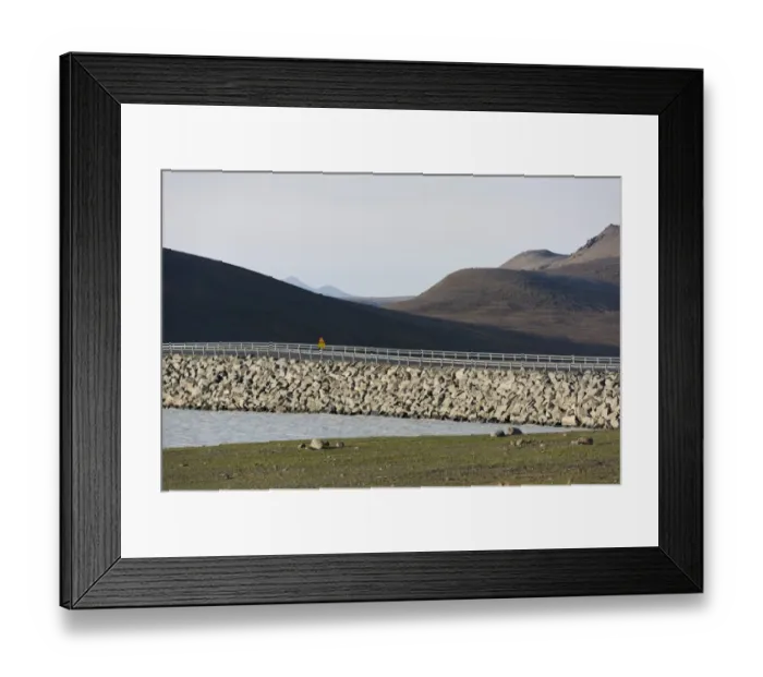 Framed Print : One of the dams of the Karahnjukar hydroelectric power plant project, Eastern Highlands, Iceland Framed Print : One of the dams of the Karahnjukar hydroelectric power plant project, Eastern Highlands, Iceland