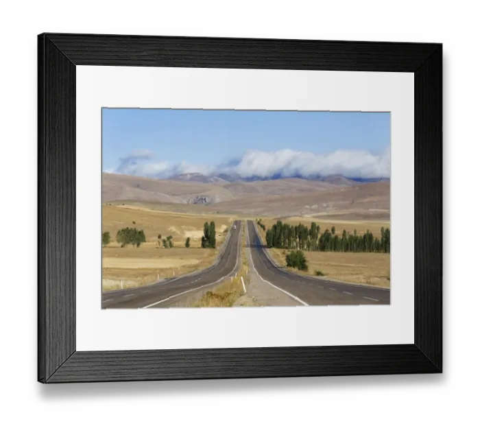 Framed Print : Four-lane highway near Bayburt, clouds over the Pontic Mountains, Bayburt Province, Black Sea Region, Turkey Framed Print : Four-lane highway near Bayburt, clouds over the Pontic Mountains, Bayburt Province, Black Sea Region, Turkey