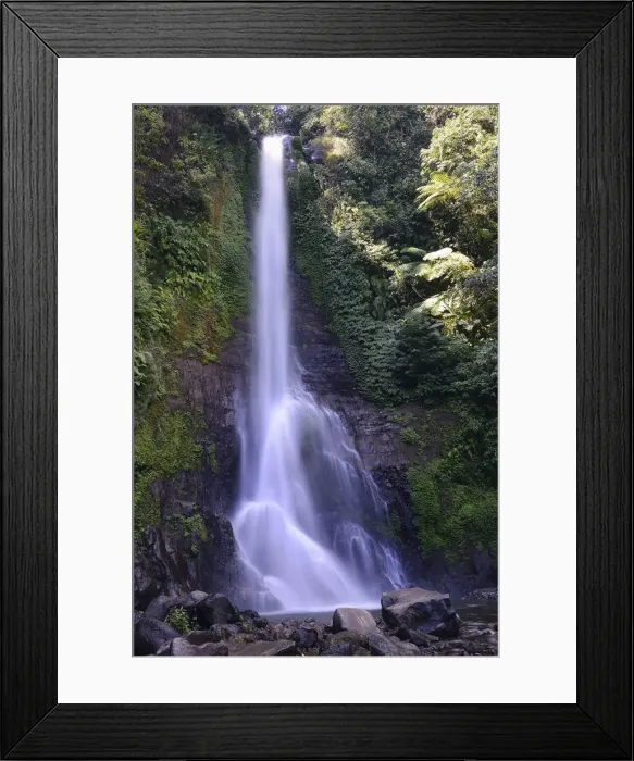 Framed Print : Great Gitgit Waterfall, Central Bali, Bali, Indonesia Framed Print : Great Gitgit Waterfall, Central Bali, Bali, Indonesia