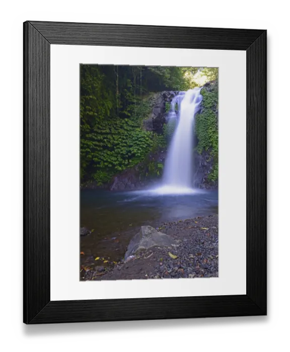 Framed Print : Little Gitgit Waterfall, Central Bali, Bali, Indonesia Framed Print : Little Gitgit Waterfall, Central Bali, Bali, Indonesia
