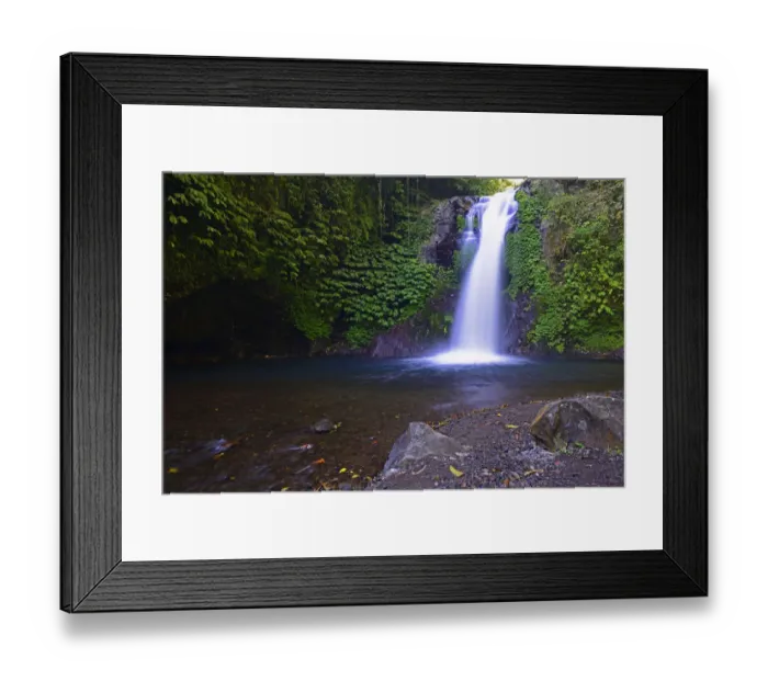 Framed Print : Little Gitgit Waterfall, Central Bali, Bali, Indonesia Framed Print : Little Gitgit Waterfall, Central Bali, Bali, Indonesia