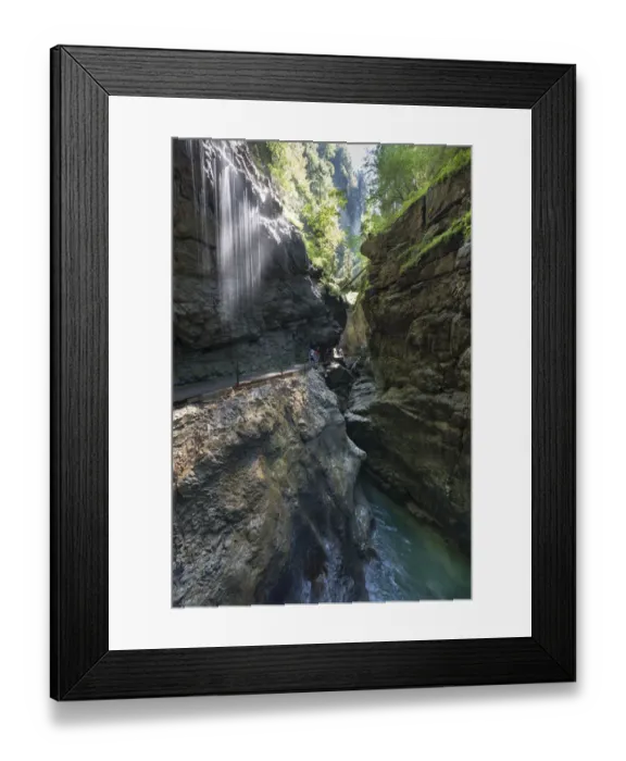 Framed Print : Breitachklamm gorge in Oberstdorf, Kleinwalsertal, Allgau Framed Print : Breitachklamm gorge in Oberstdorf, Kleinwalsertal, Allgau