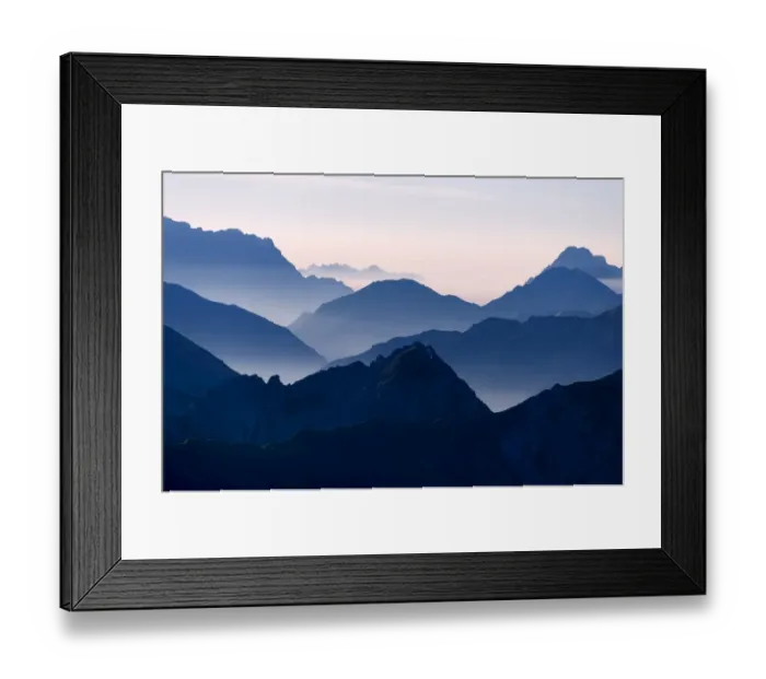 Framed Print : Peaks of the Allgau Alps in steplike arrangement in the early morning, Oberstdorf, Bavaria, Germany Framed Print : Peaks of the Allgau Alps in steplike arrangement in the early morning, Oberstdorf, Bavaria, Germany