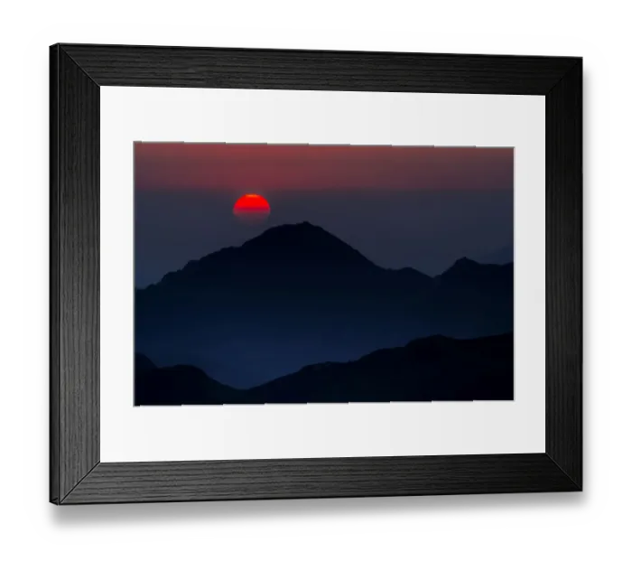 Framed Print : Sunrise above the peaks of the Allgau Alps, Oberstdorf, Bavaria, Germany Framed Print : Sunrise above the peaks of the Allgau Alps, Oberstdorf, Bavaria, Germany