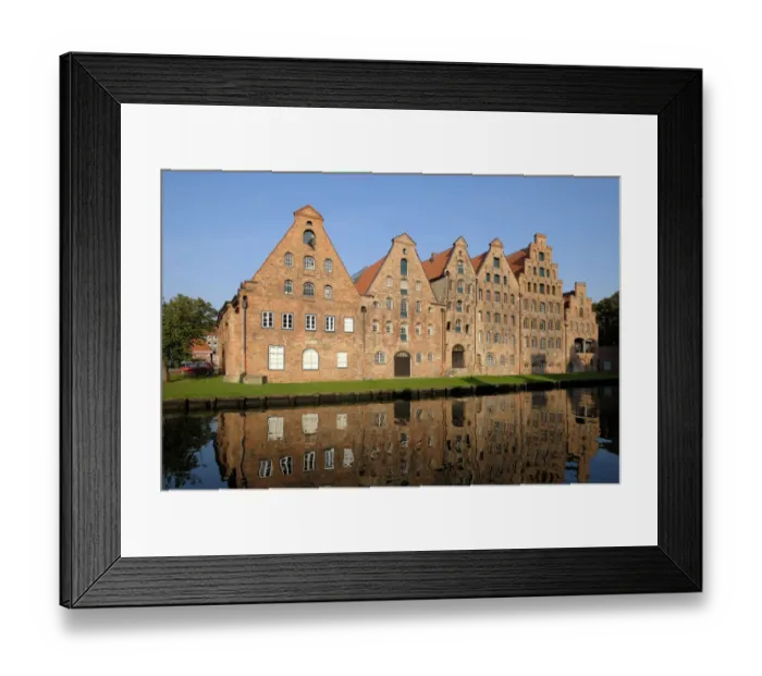 Framed Print : The salt warehouses, Lubeck, Schleswig-Holstein, Germany Framed Print : The salt warehouses, Lubeck, Schleswig-Holstein, Germany