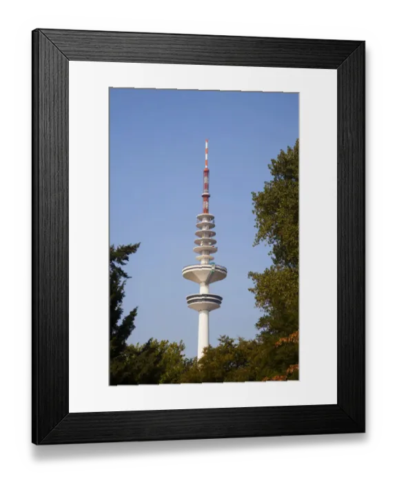 Framed Print : Hamburg TV Tower, Heinrich-Hertz-Turm, radio telecommunication tower, Hamburg, Germany Framed Print : Hamburg TV Tower, Heinrich-Hertz-Turm, radio telecommunication tower, Hamburg, Germany