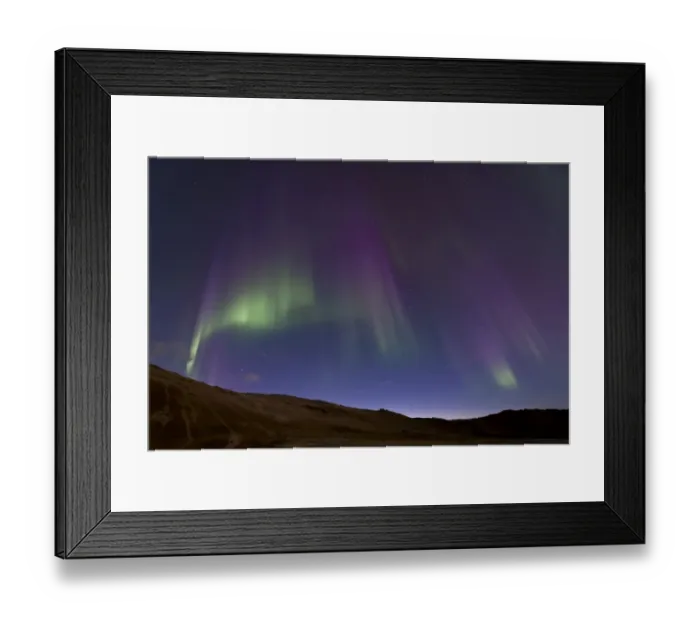Framed Print : Strong northern lights, Hverarond high temperature or geothermal area, Namafjall mountains, Myvatn area, Northeastern Region, Iceland Framed Print : Strong northern lights, Hverarond high temperature or geothermal area, Namafjall mountains, Myvatn area, Northeastern Region, Iceland