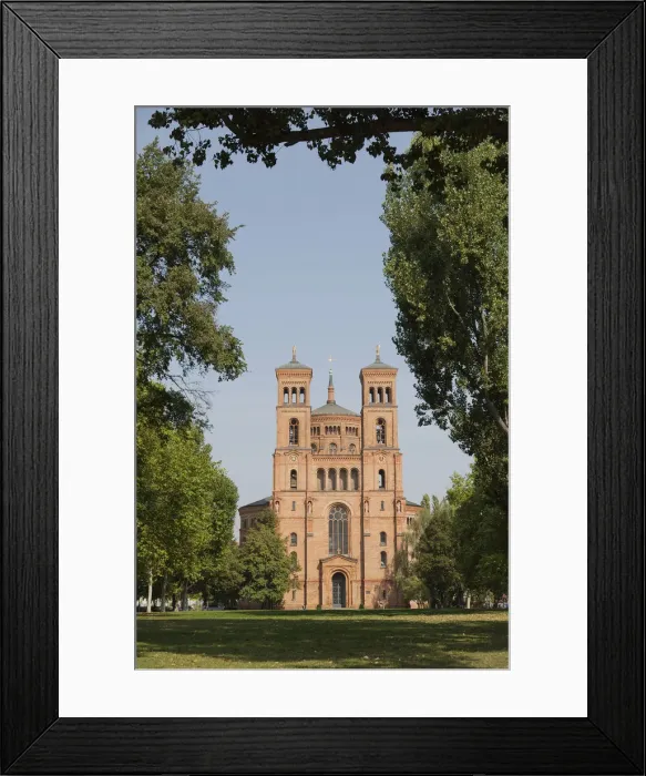 Framed Print : St. Thomas Church, Mariannenplatz square, Berlin, Germany Framed Print : St. Thomas Church, Mariannenplatz square, Berlin, Germany