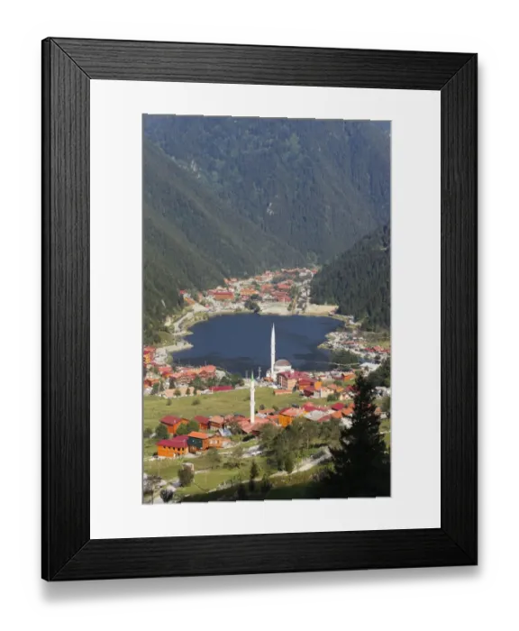 Framed Print : Lake Uzungol, village of Uzungol, Trabzon Province, Pontic Mountains or Kackar Daglari, Black Sea Region, Turkey Framed Print : Lake Uzungol, village of Uzungol, Trabzon Province, Pontic Mountains or Kackar Daglari, Black Sea Region, Turkey