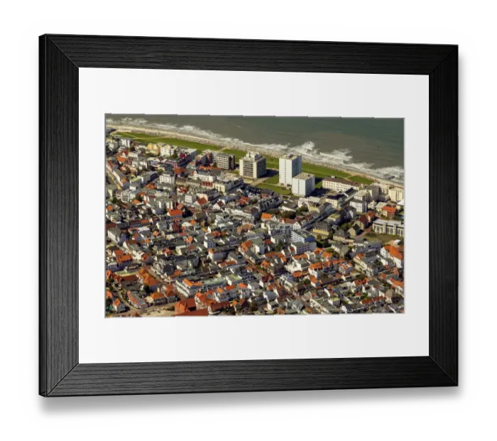 Framed Print : Aerial view, Norderney, island in the North Sea, East Frisian Islands, Lower Saxony, Germany Framed Print : Aerial view, Norderney, island in the North Sea, East Frisian Islands, Lower Saxony, Germany