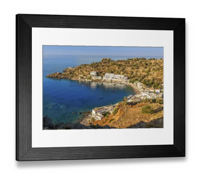 Framed Print : Small village accessible only by sea, Loutro, Crete, Greece Framed Print : Small village accessible only by sea, Loutro, Crete, Greece