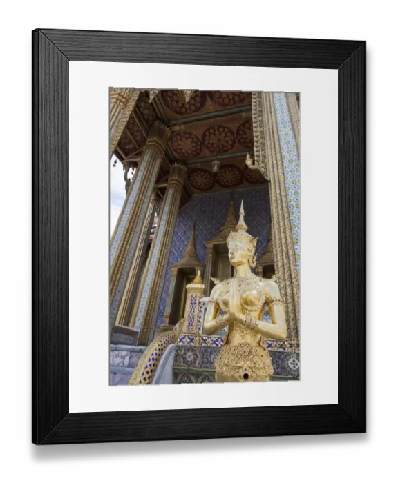 Framed Print : Kinnari statue, Wat Phra Kaeo or Wat Phra Kaew, Grand Palace, Royal Palace, Bangkok, Thailand Framed Print : Kinnari statue, Wat Phra Kaeo or Wat Phra Kaew, Grand Palace, Royal Palace, Bangkok, Thailand