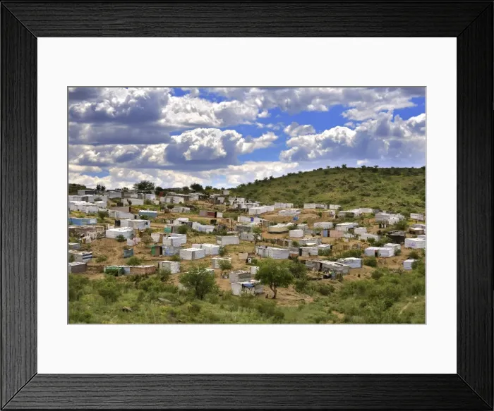 Framed Print : Katutura, the slum district of Windhoek, Namibia Framed Print : Katutura, the slum district of Windhoek, Namibia
