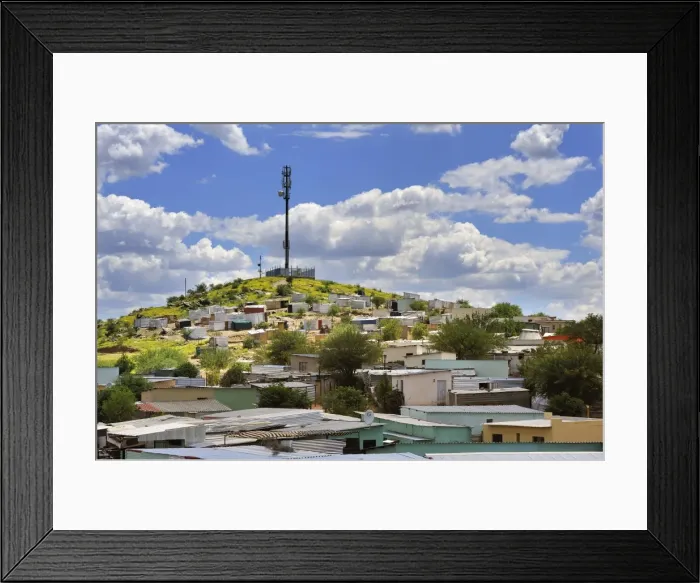 Framed Print : Katutura, the slum district of Windhoek, Namibia Framed Print : Katutura, the slum district of Windhoek, Namibia