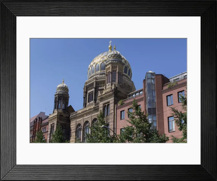 Framed Print : New Synagogue, Berlin, Germany